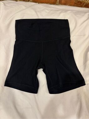 TNA Black High-Rise Bike Shorts